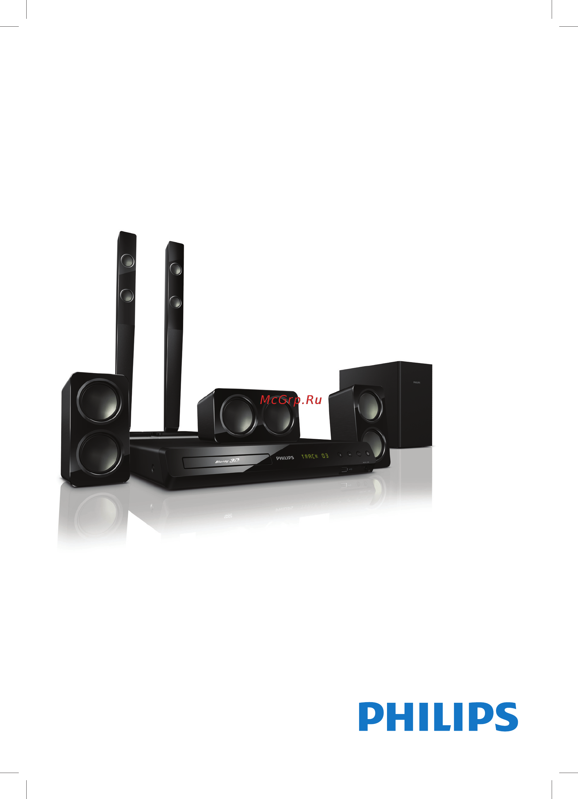 Philips HTS3583/51 Инструкция по быстрому запуску онлайн