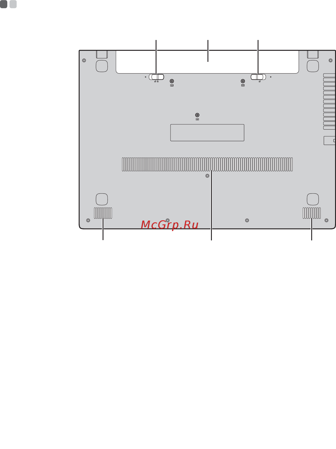 Lenovo IdeaPad S500 (59385696) [17/36] Вид снизу