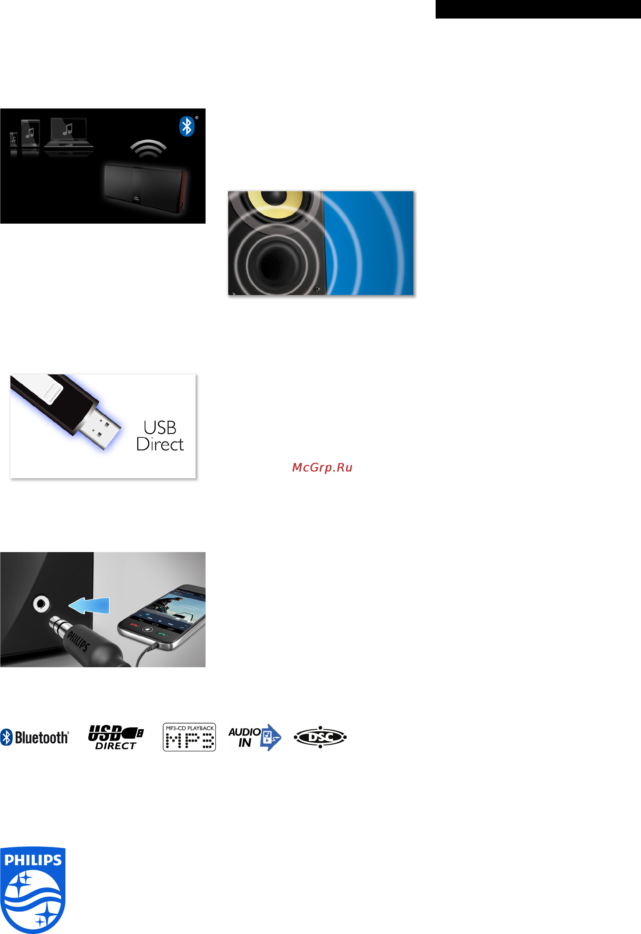 Philips BTM2310 [2/2] Акустическая система bass reflex