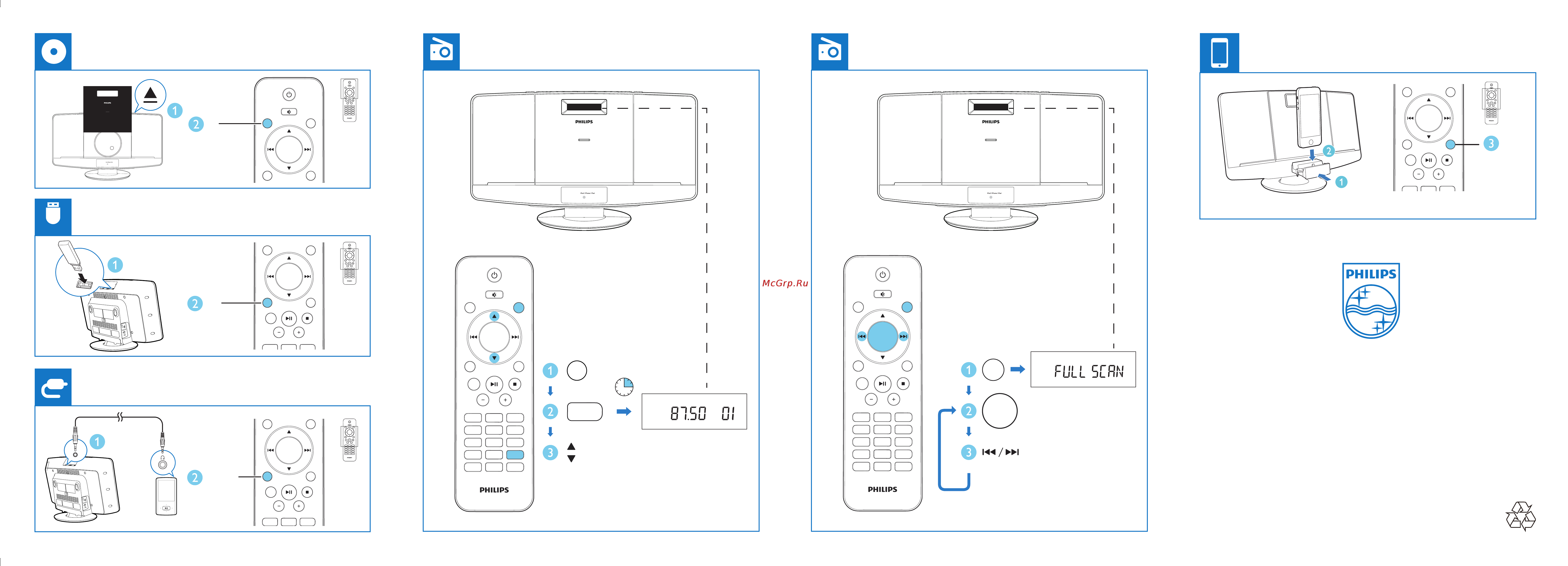 Philips DCB2077 [2/2] Mode scan