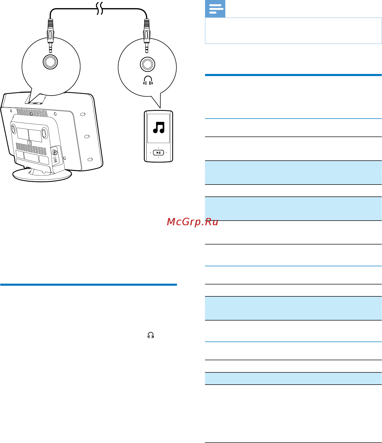 Philips BTM2056 [16/22] Прослушивание через наушники