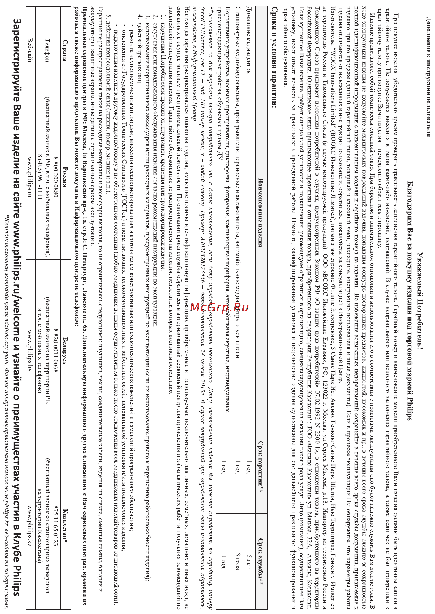 Philips DCM2260 [26/27] Сведения о товарных знаках