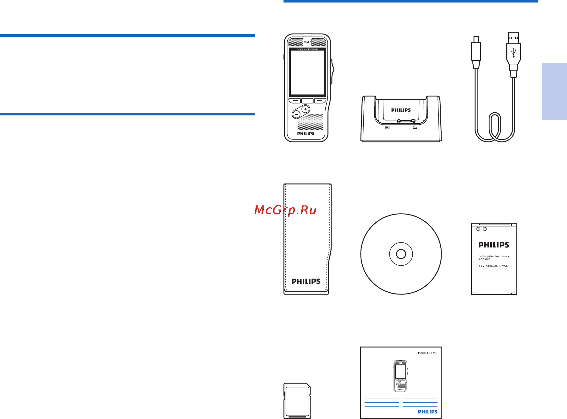 Philips Pocket Memo 8000 [37/184] Ihr digitales diktiergerät