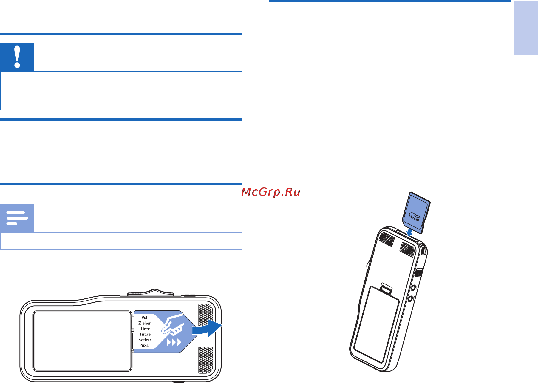 Philips Pocket Memo DPM8000 [11/184] Get started