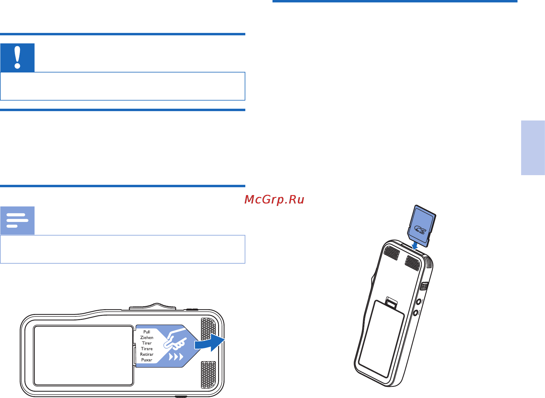 Philips Pocket Memo DPM8000 [71/184] Aan de slag