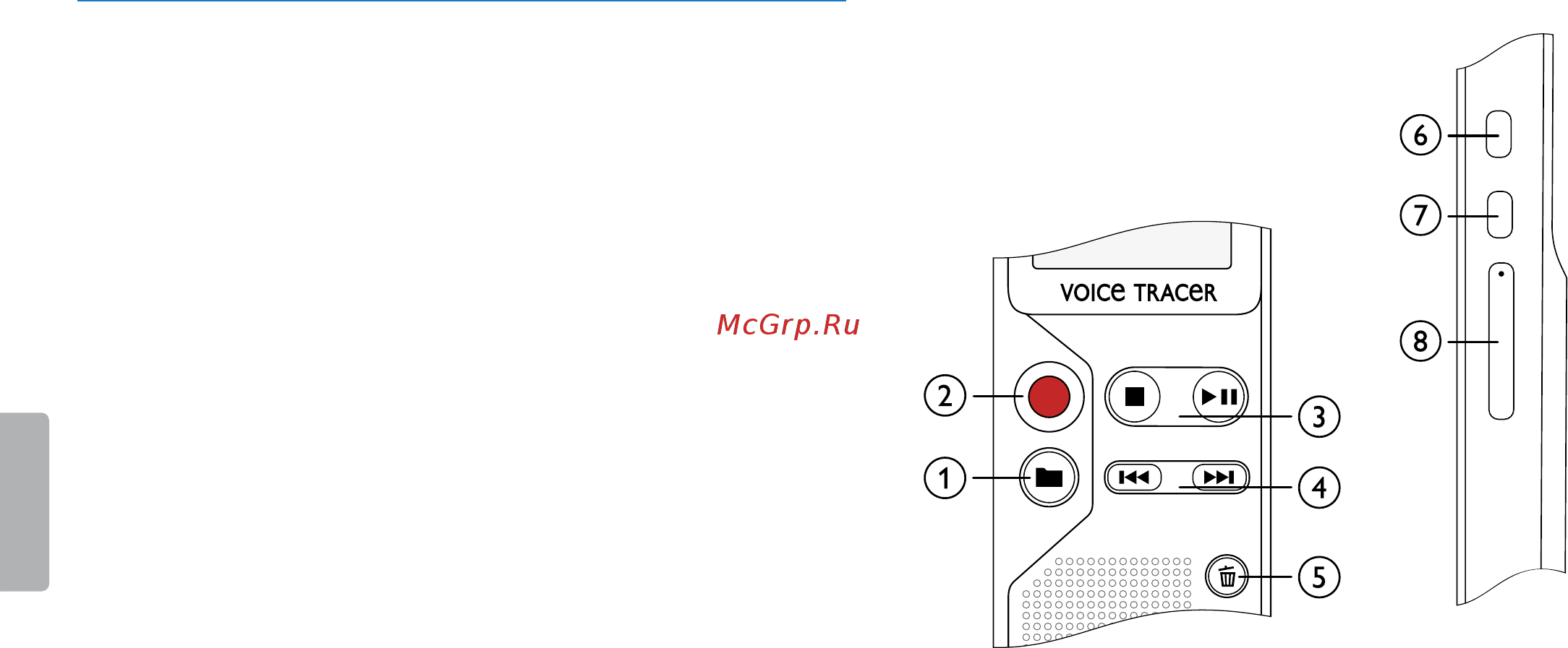 Philips DVT1100 [11/38] Кнопки