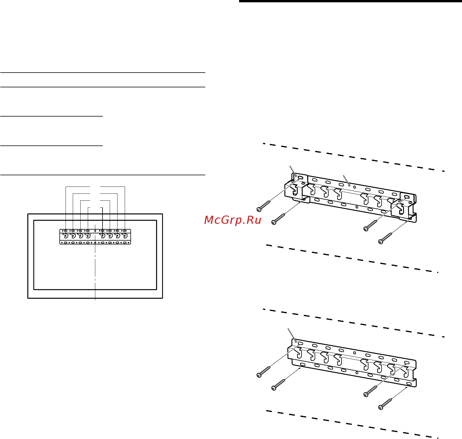 Sony KDL-55W805C [8/321] Installing the base on the wall