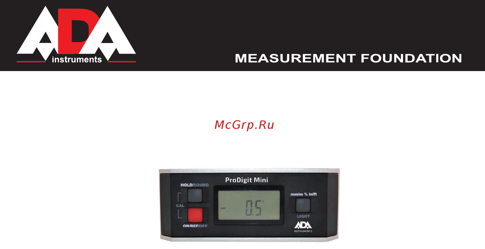 Ada ProDigit Mini Инструкция по эксплуатации онлайн [12/24] 333042