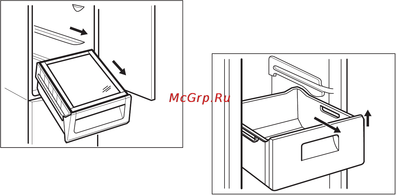 AEG S98392CMX2 [14/28] Извлечение из морозильника корзин для замораживания