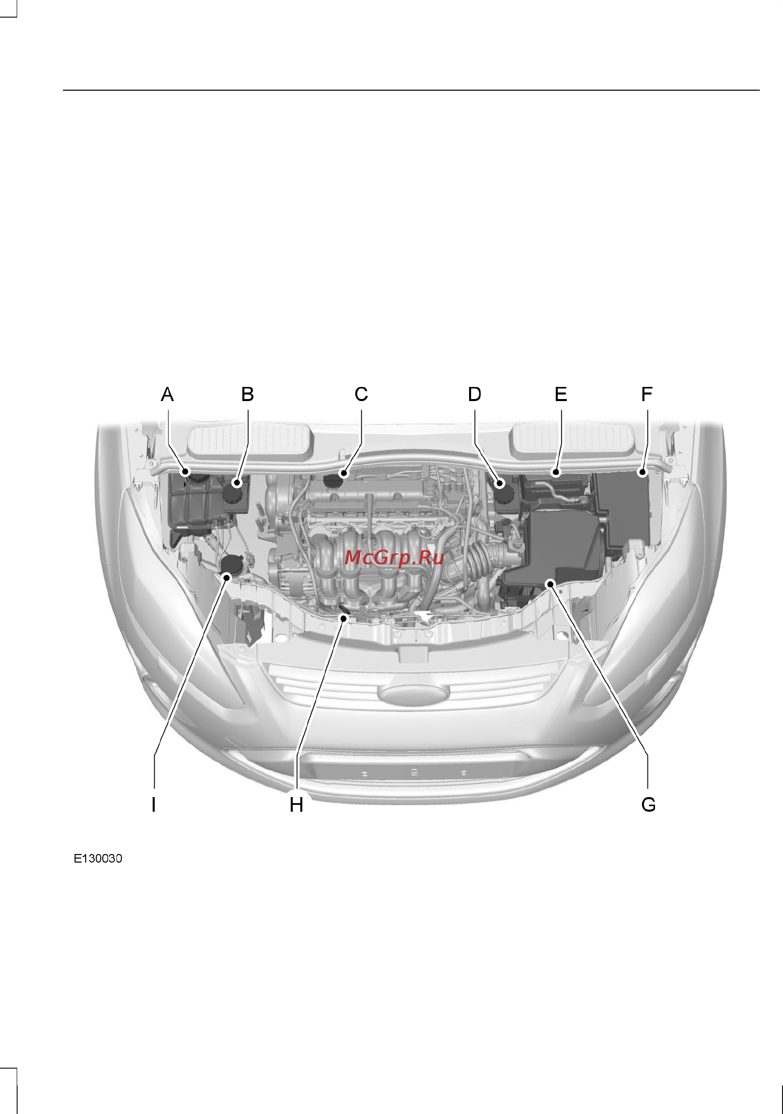 Ford Grand C-MAX (2012) [233/398] Общий вид моторного отсека