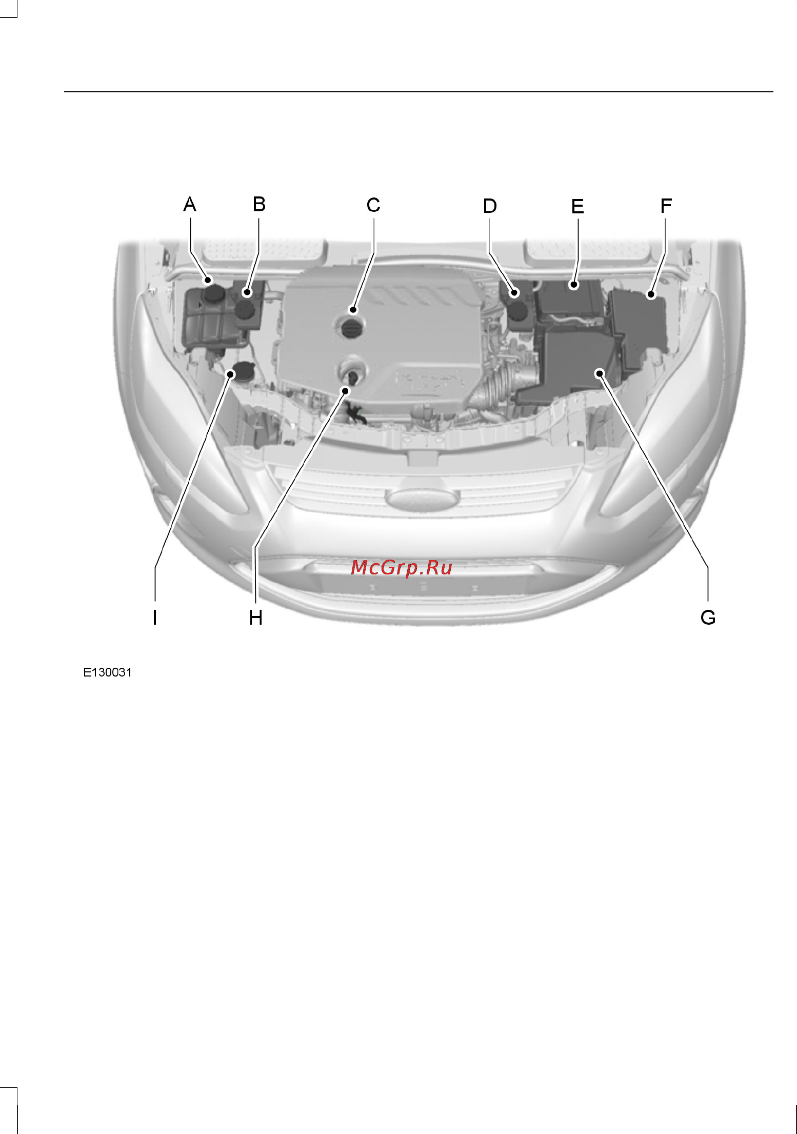 Ford Grand C-MAX (2012) [235/398] Общий вид моторного отсека