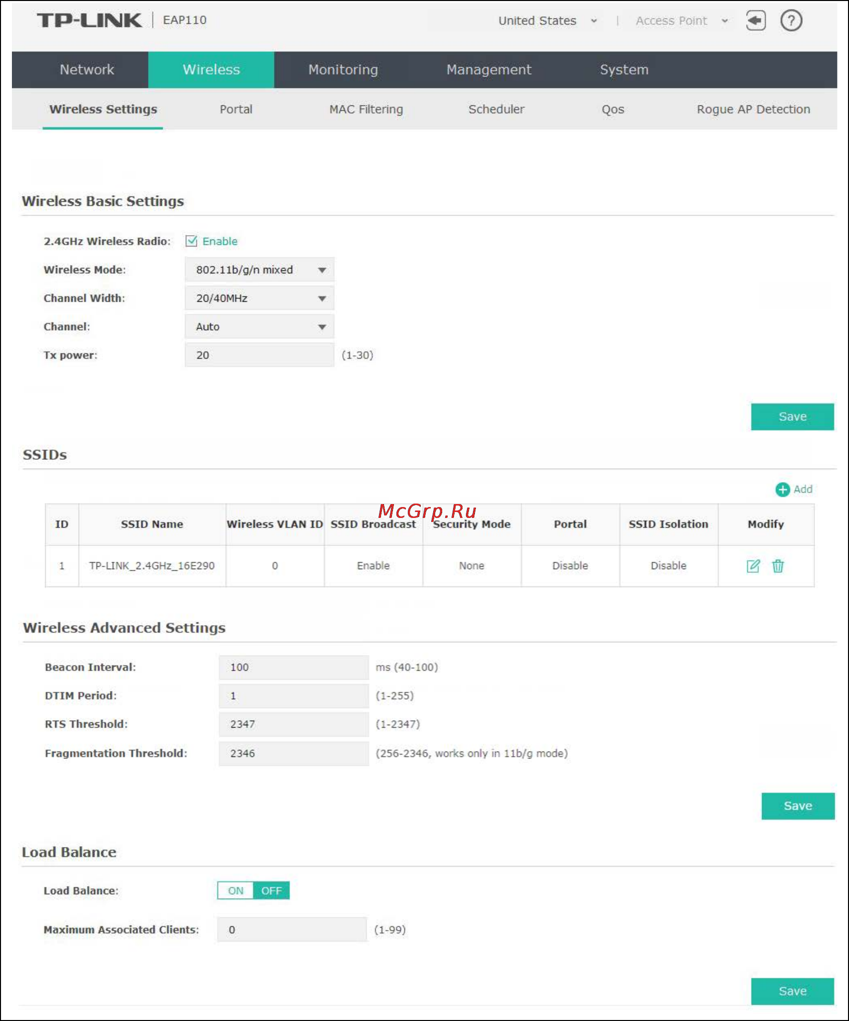 Tp-Link EAP220 [18/70] Chapter 5 wireless