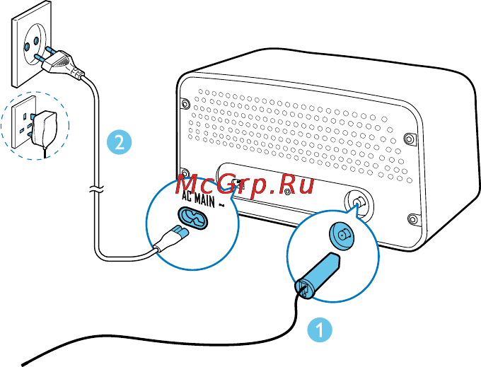 Philips ORD 7100C [7/18] Connect the fm antenna and power cord