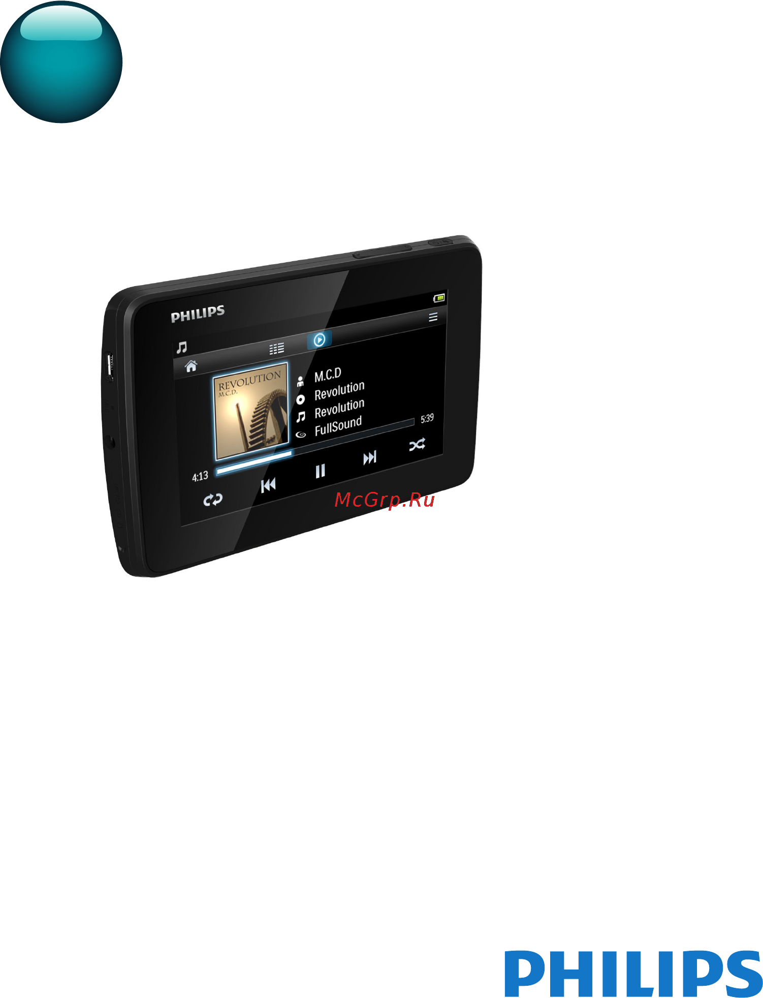 Philips SA4TP404 Руководство пользователя онлайн