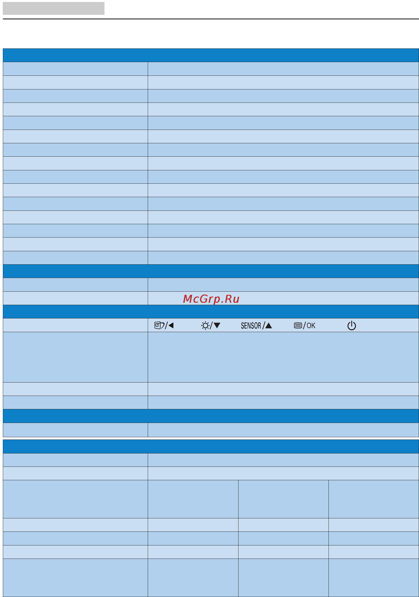 Philips 271S4LPYEB [25/46] Technical specifications