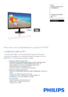Philips 224E5QHAB(W) Спецификация