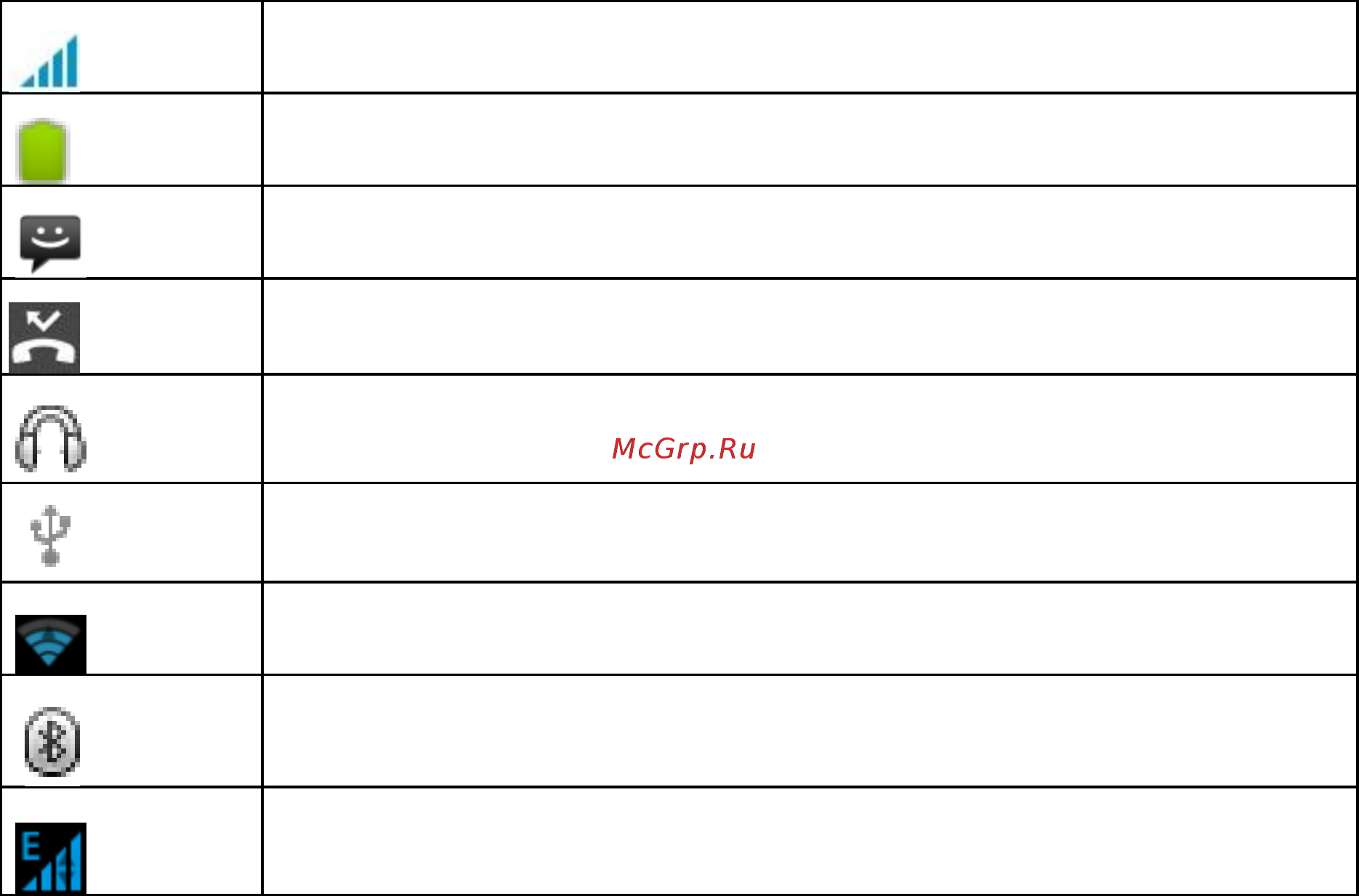Fly FS451 Nimbus 1 Red, красный [16/43] Иконки статусной строки