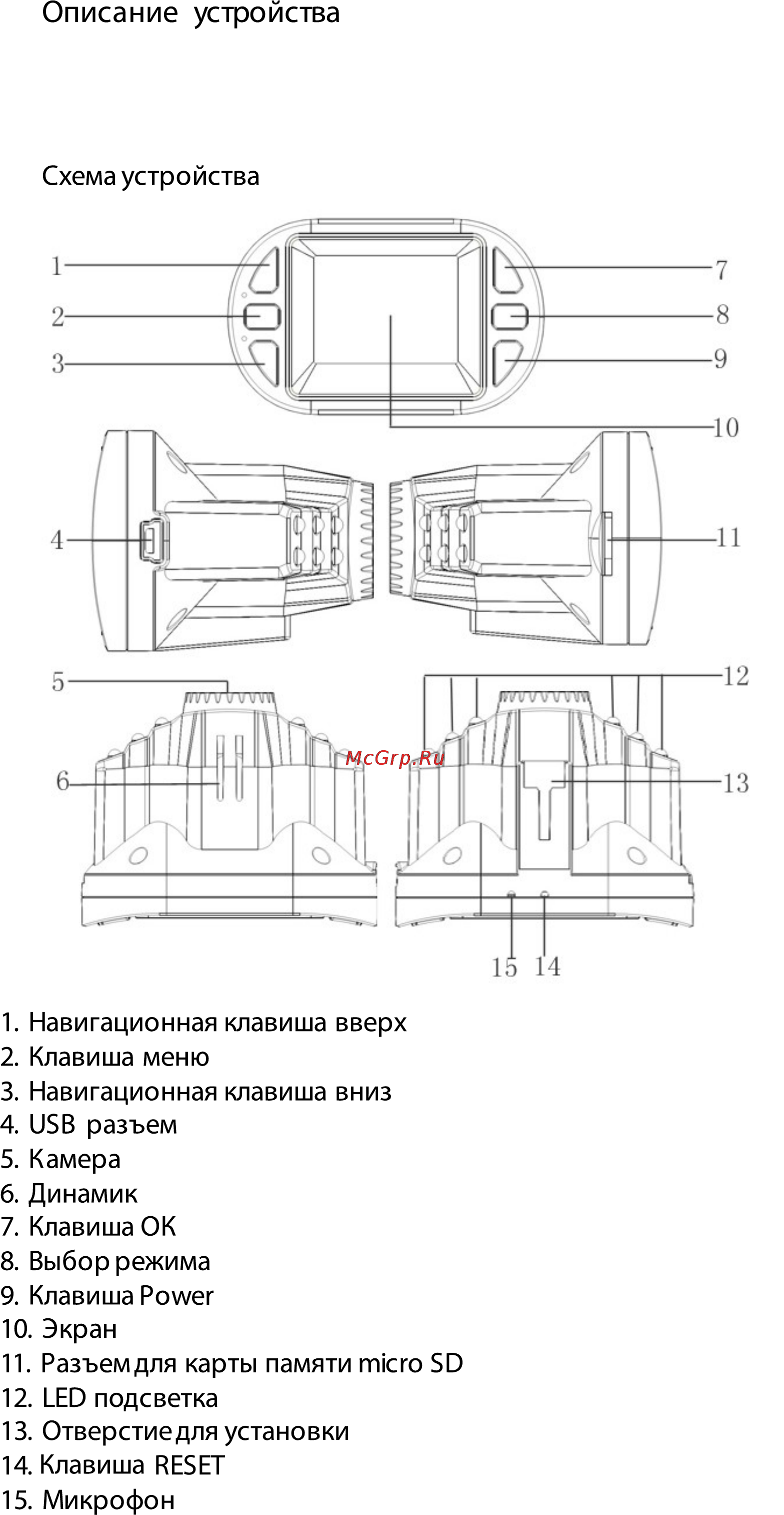 DEXP RV-100 Инструкция по эксплуатации онлайн [3/11] 119615