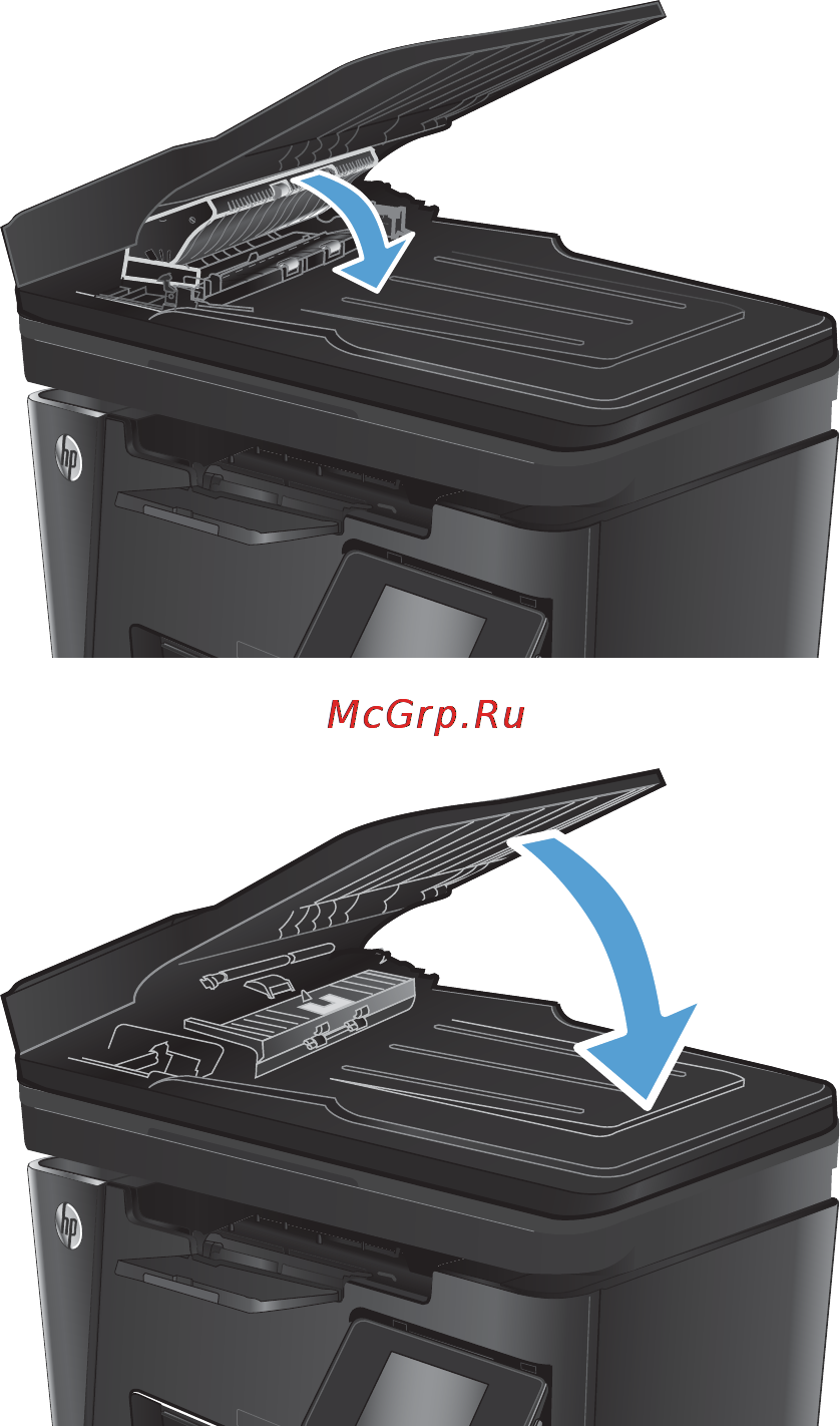 HP LaserJet Pro MFP M125r (CZ176A) [105/136] Ruww устранение замятий в устройстве подачи документов 95