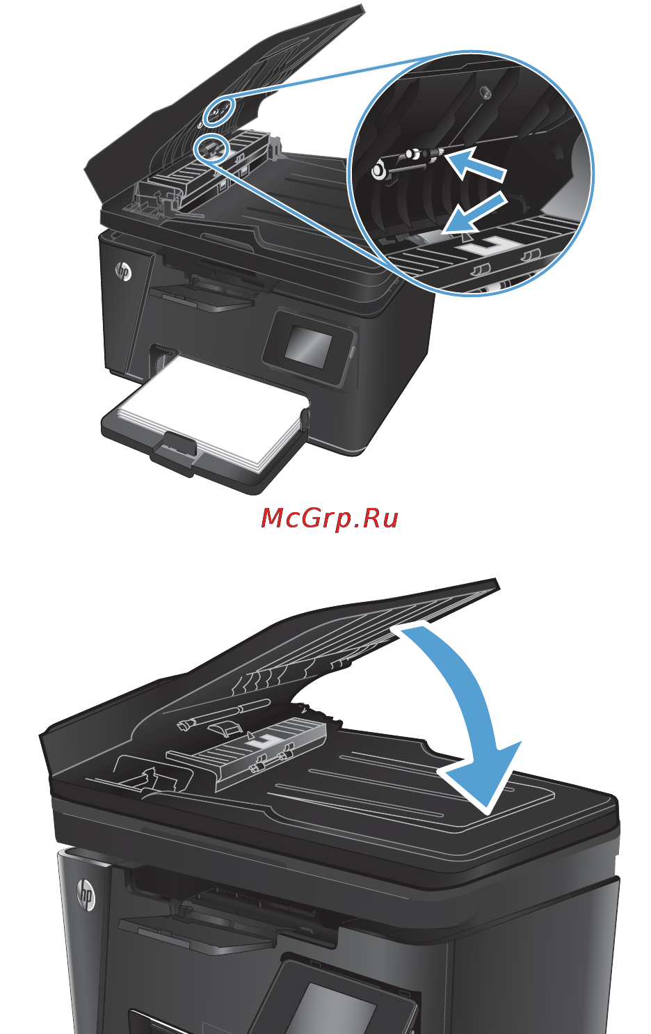 HP LaserJet Pro MFP M125r (CZ176A) [118/136] Отправка задания на другой факсимильный аппарат