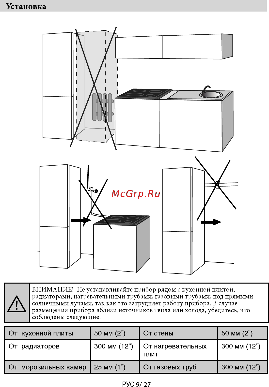Beko RCNK 365E20 ZW [10/28] Установка