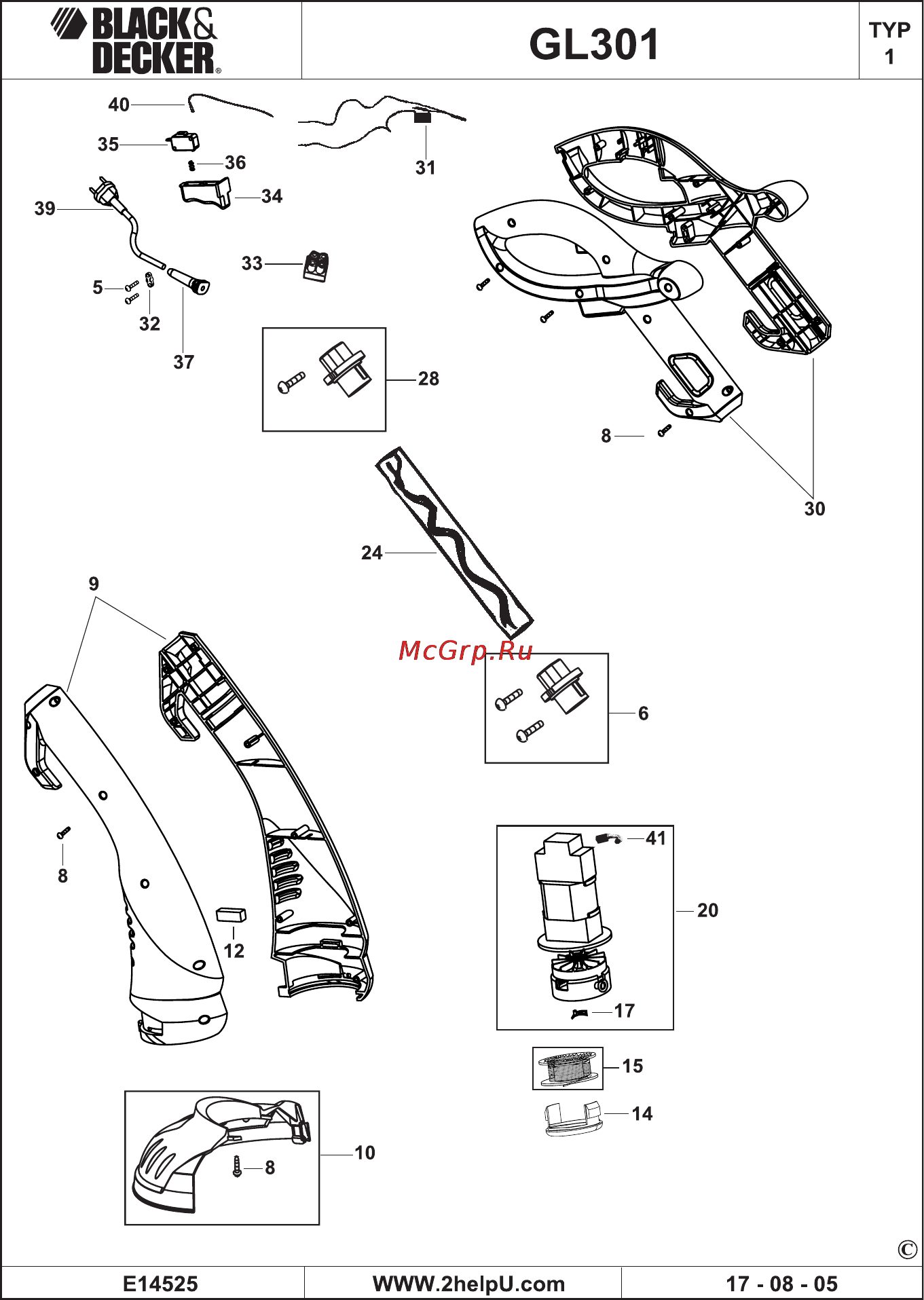 Black & Decker GL 350 Инструкция по эксплуатации онлайн [12/13] 119791