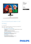 Philips 273V5QHAB Спецификация