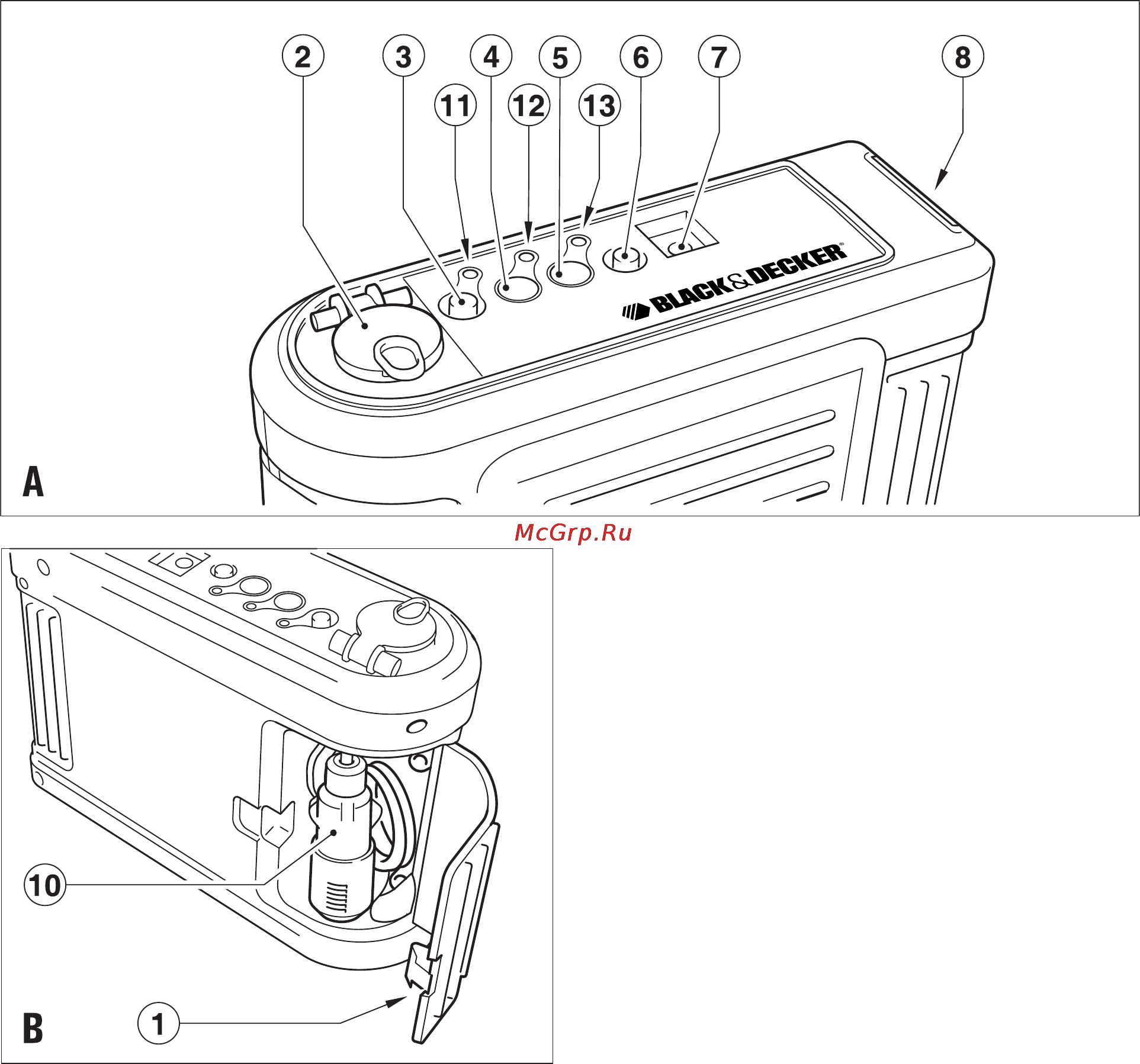Black & Decker BDV 040 Инструкция по эксплуатации онлайн [2/16] 119925