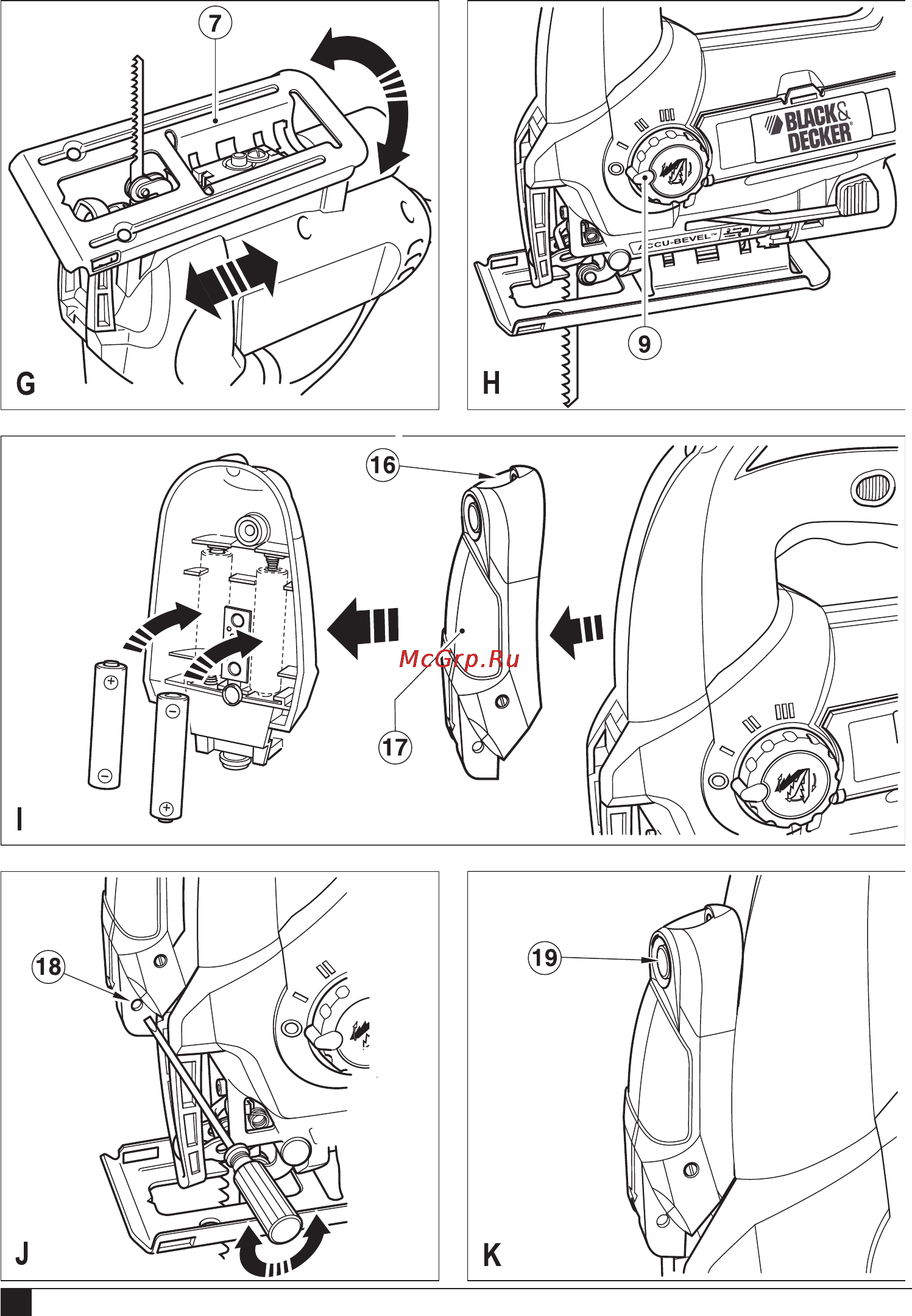 Black & Decker KS 900 EK Инструкция по эксплуатации онлайн [4/88] 119903