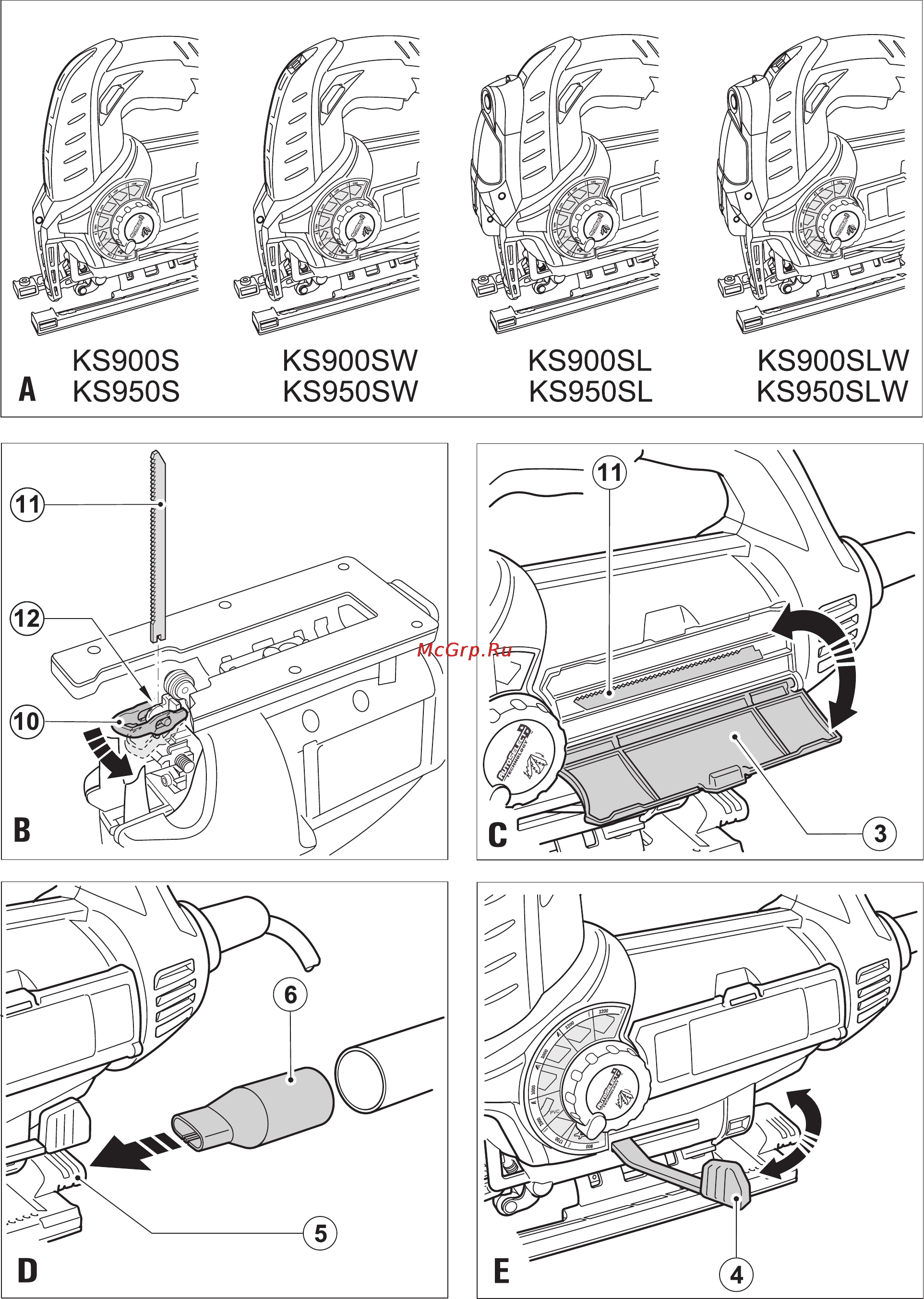 Black & Decker KS 950 SLK Инструкция по эксплуатации онлайн [2/15] 119839