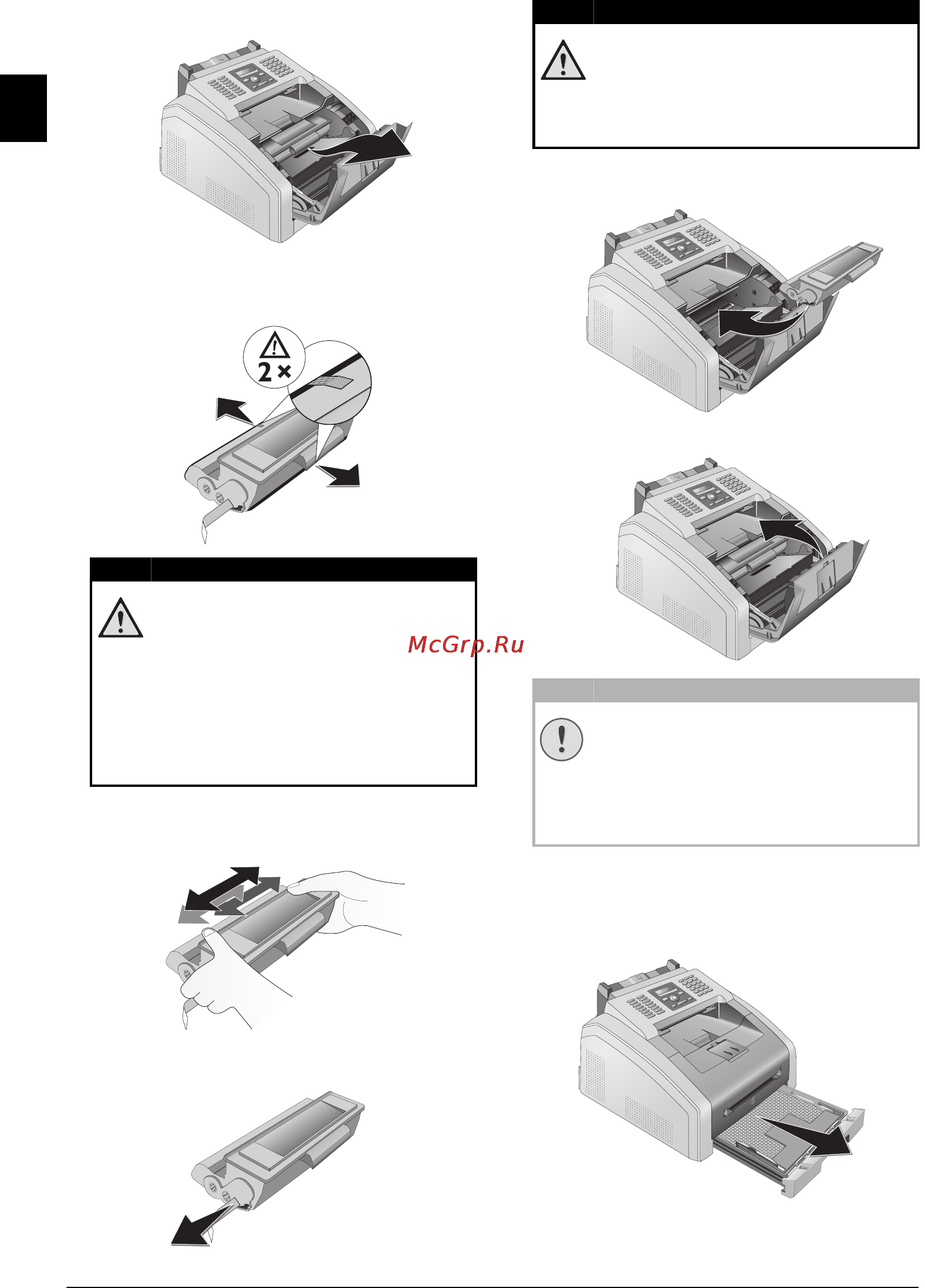 Philips Laserfax 5135 [12/68] Escaping toner dust