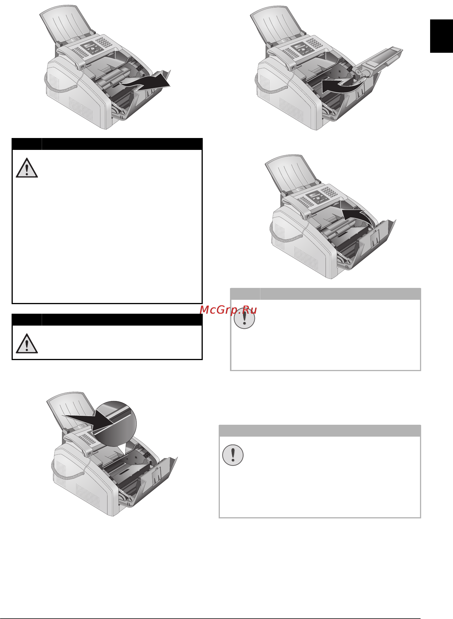 Philips Laserfax 5135 [51/68] Escaping toner dust