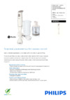 Philips HR 1603 Брошюра