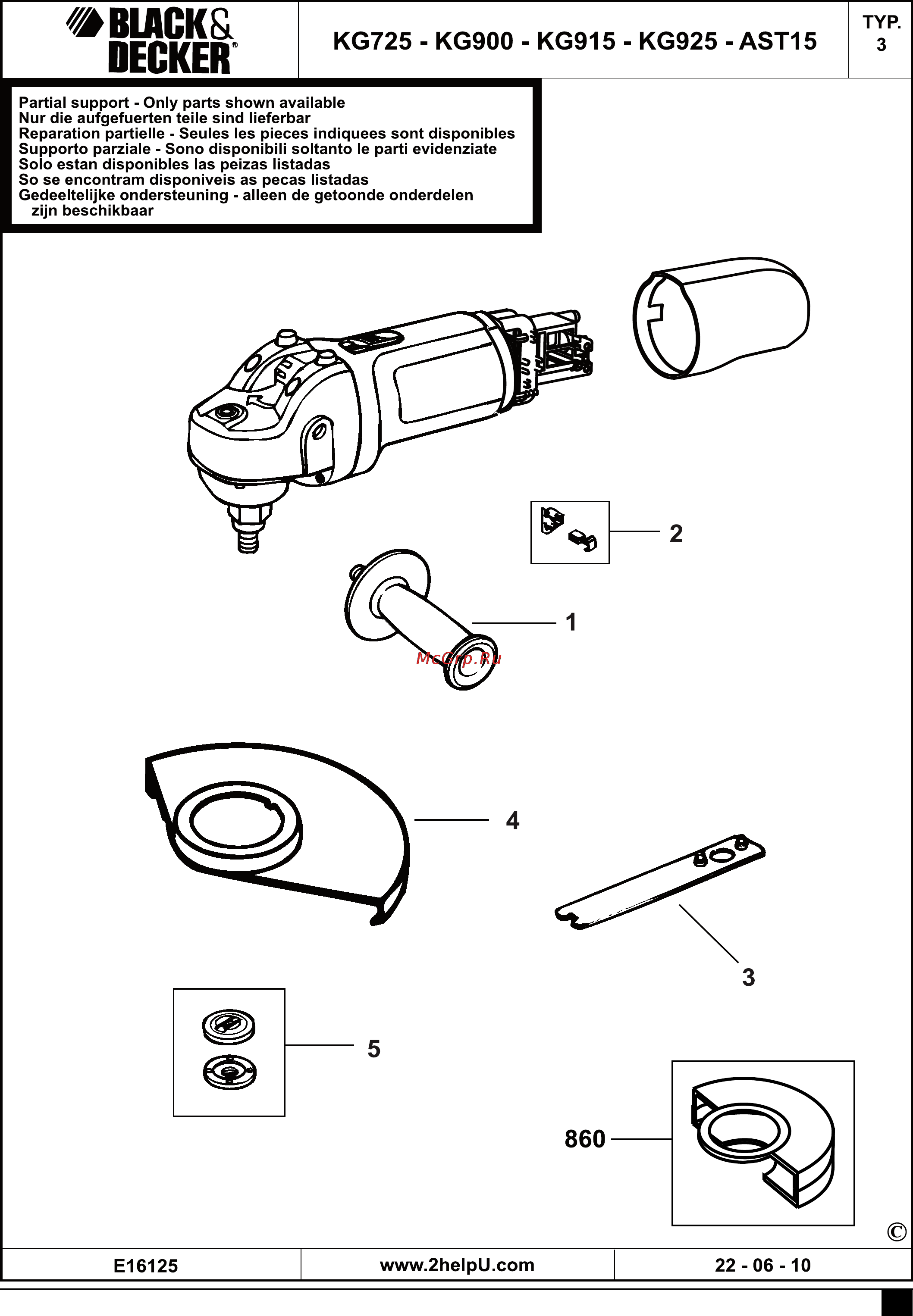 Black & Decker KG 915 К Инструкция по эксплуатации онлайн [95/96] 119895