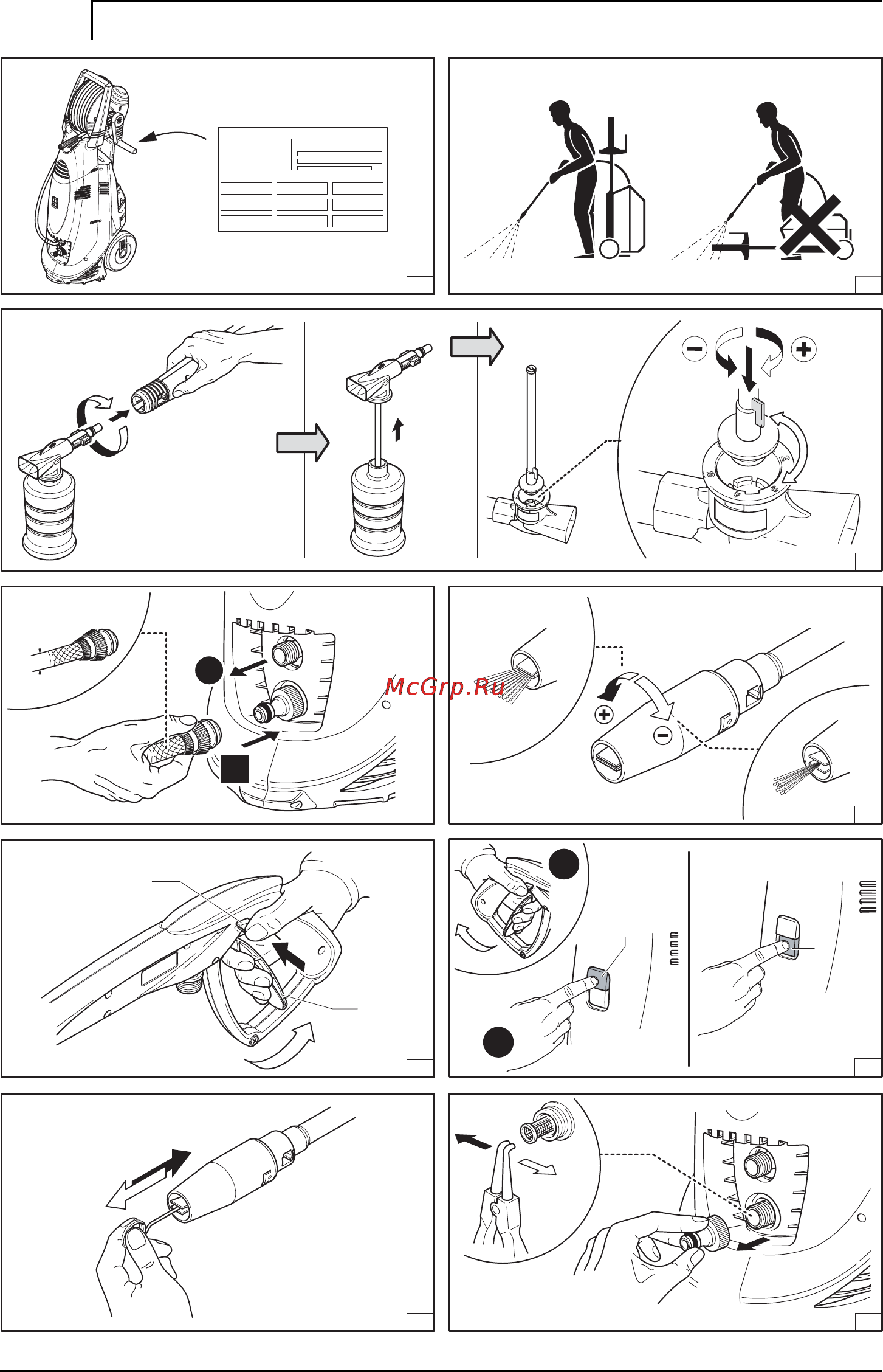 Black & Decker PW 2100 XR Инструкция по эксплуатации онлайн [4/9] 119926