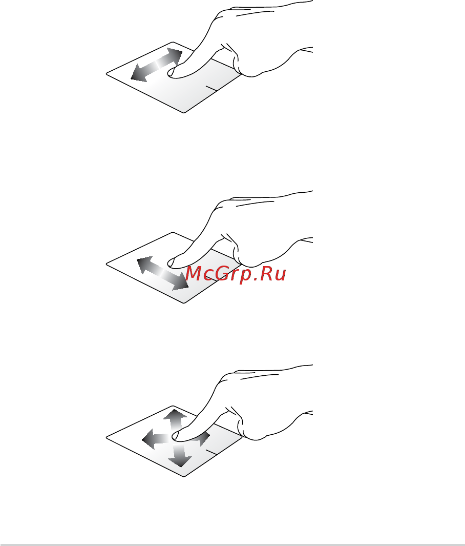 Asus Transformer Book T200TA (TA-CP001H) [38/126] Использование жестов на тачпэде