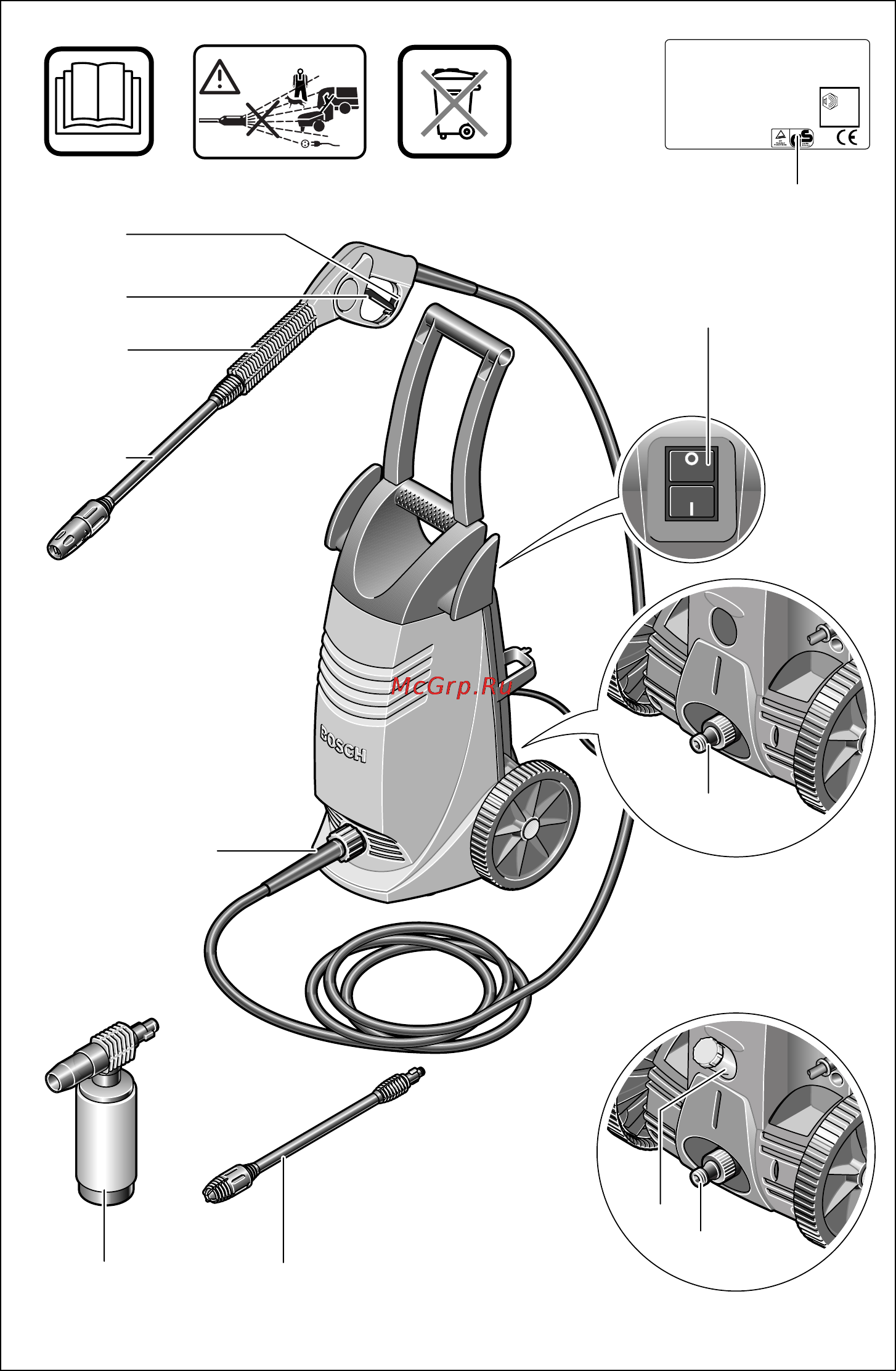 Bosch AQUATAK 110 Инструкция по эксплуатации онлайн [3/104] 119986