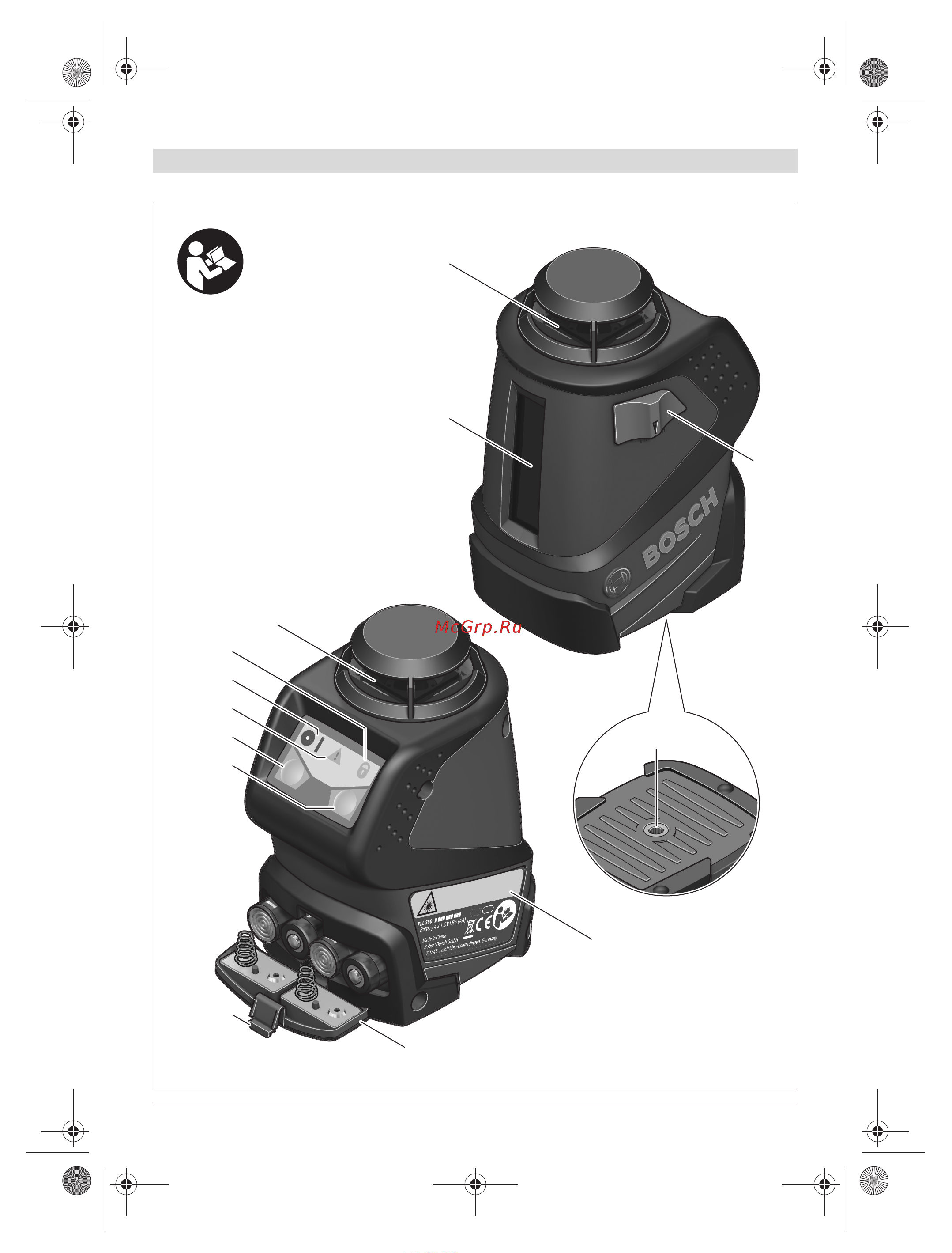 Bosch PLL 360 SET + ШТАТИВ (0603663001) Инструкция по эксплуатации онлайн [3/78] 669439