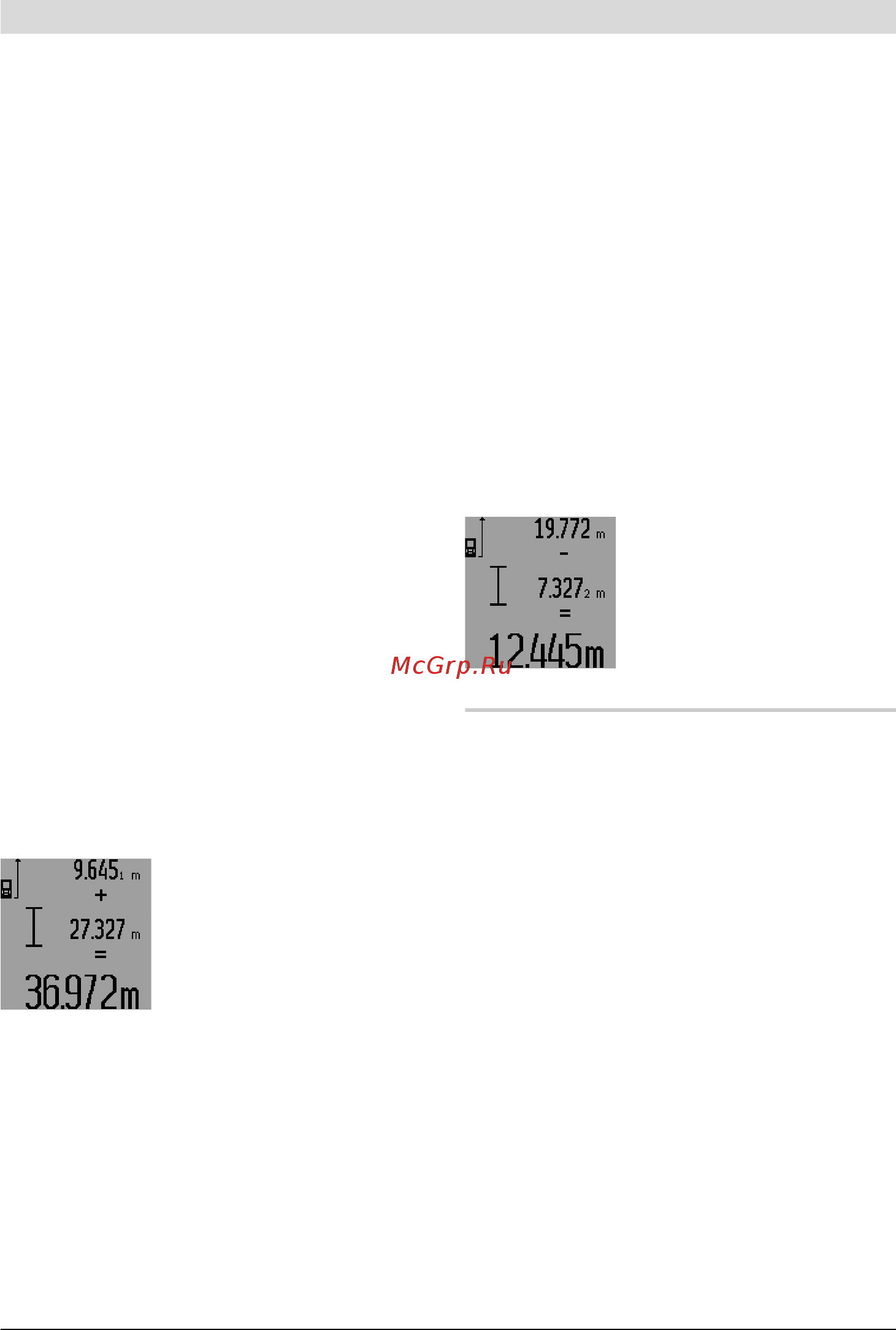 Bosch GLM 250 VF Prof 0.601.072.100 [211/440] Pracovní pokyny