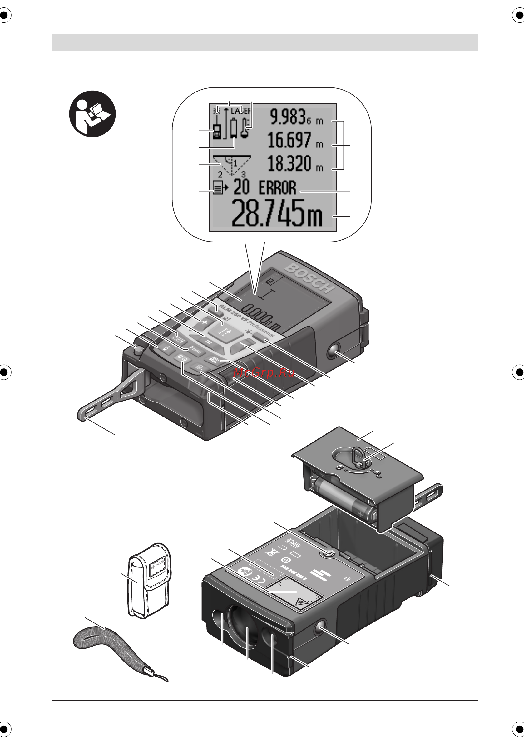 Bosch GLM 250 VF Prof 0.601.072.100 [3/440] Glm 250 vf professional