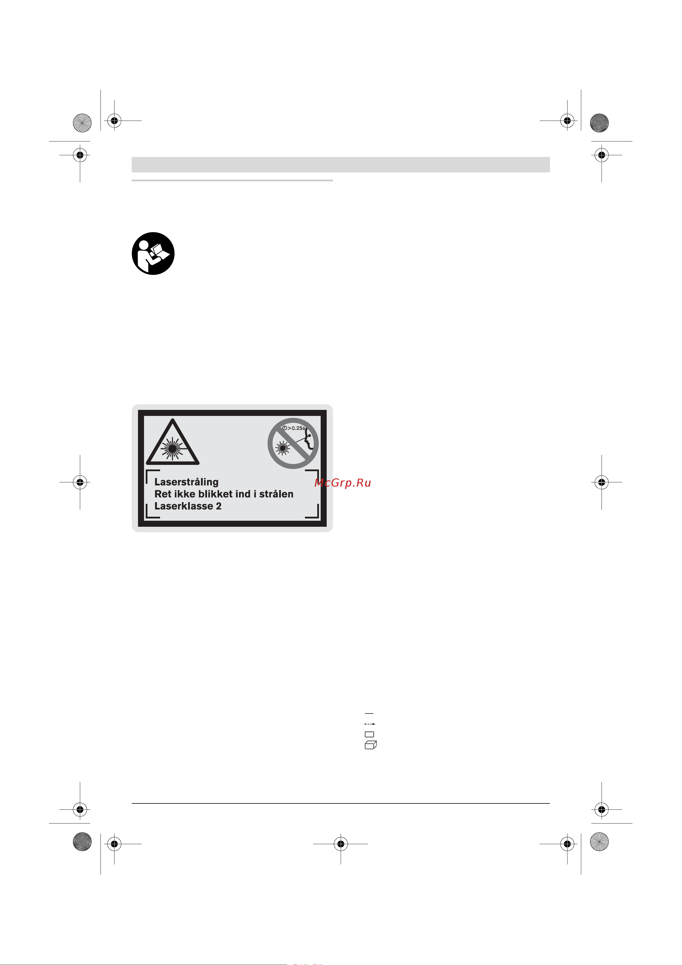Bosch DLE 40 (0601016300) [45/170] Beskrivelse af produkt og ydelse