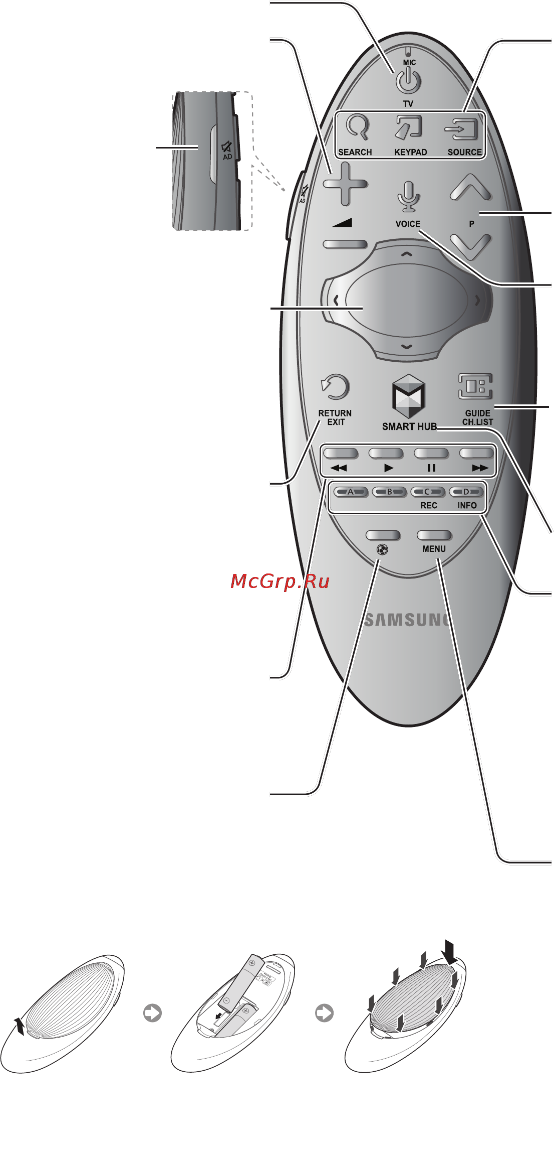 Samsung UE40H6500 [44/49] Samsung smart control