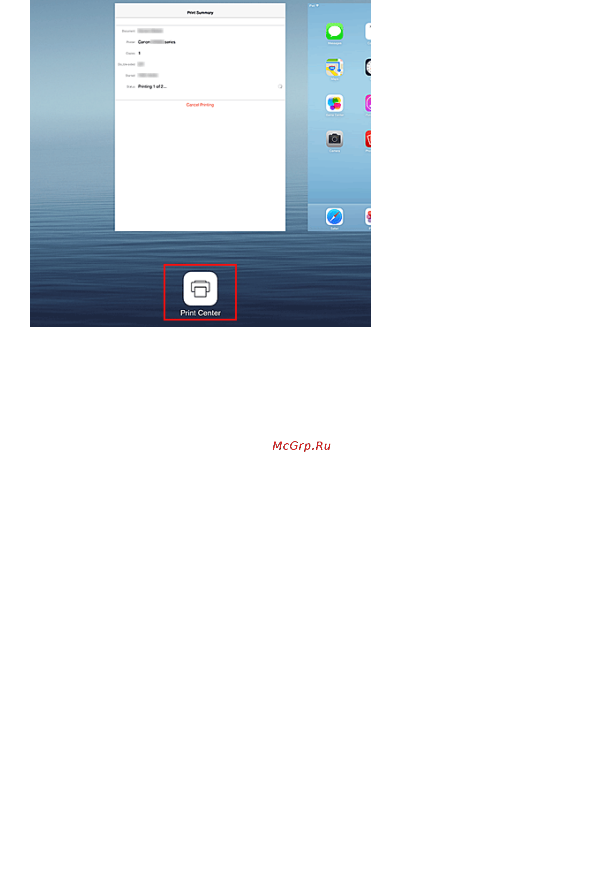 Canon MAXIFY MB5040 [118/1205] Airprint устранение неполадок