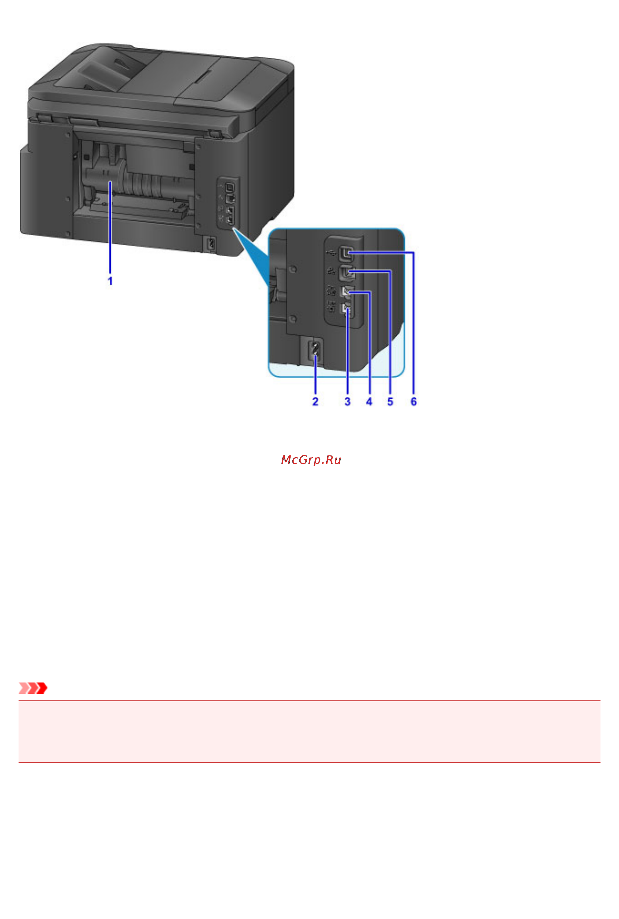 Canon MAXIFY MB5340 [145/1205] Вид сзади