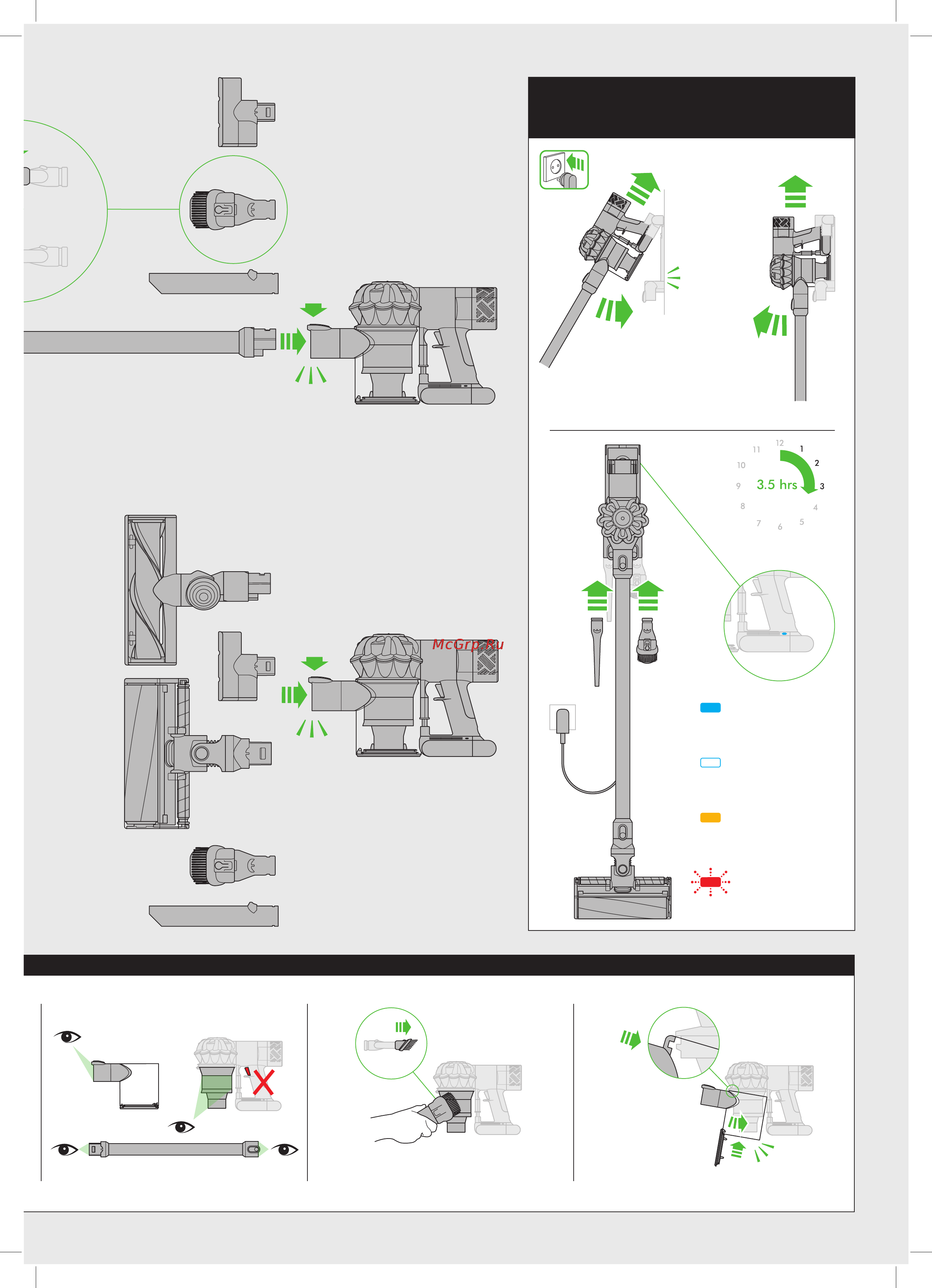 Dyson SV09 V06 Total Clean Инструкция по эксплуатации онлайн [7/19] 120205