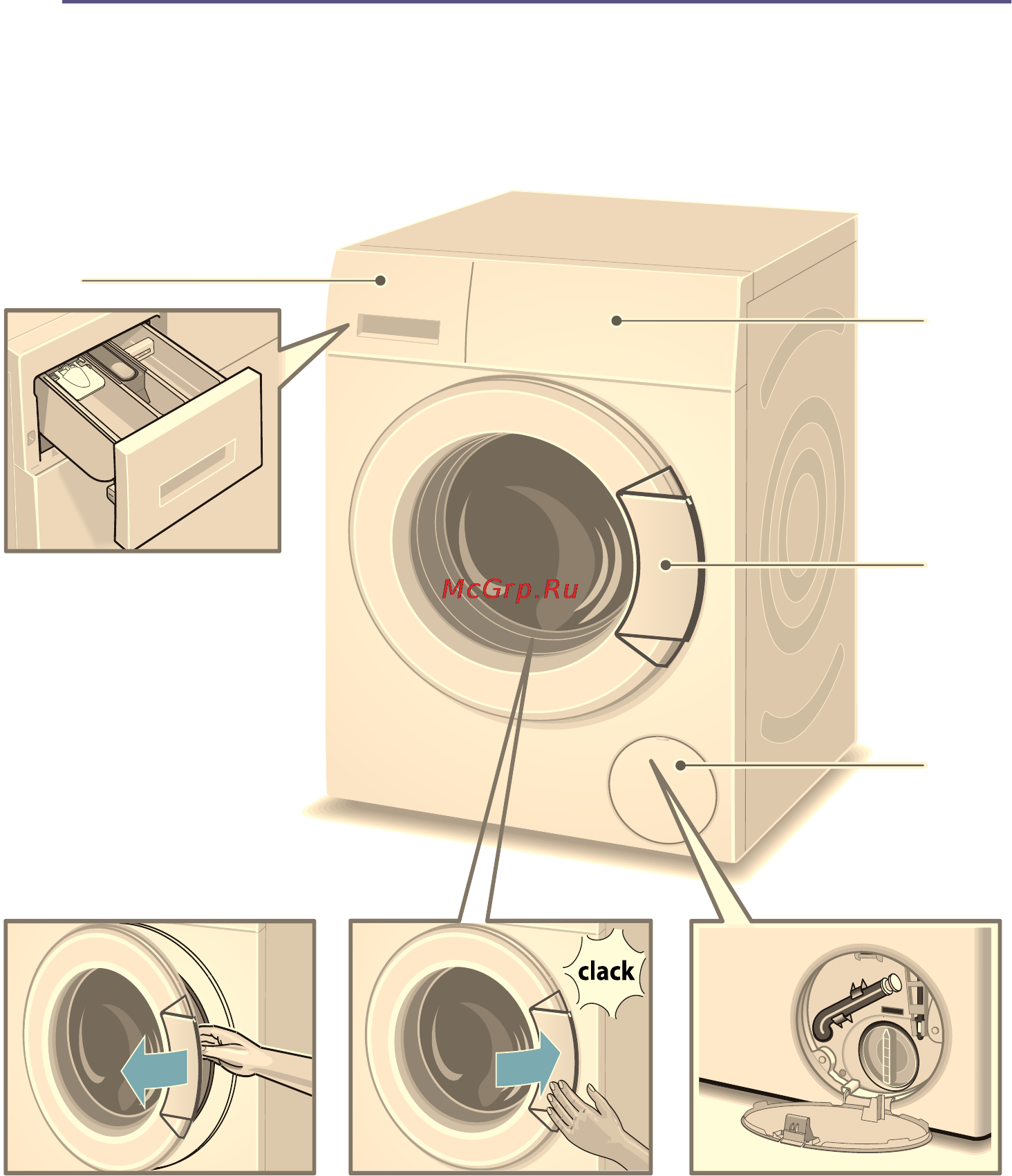 Bosch WAT24441OE Инструкция по эксплуатации онлайн [8/36] 120220