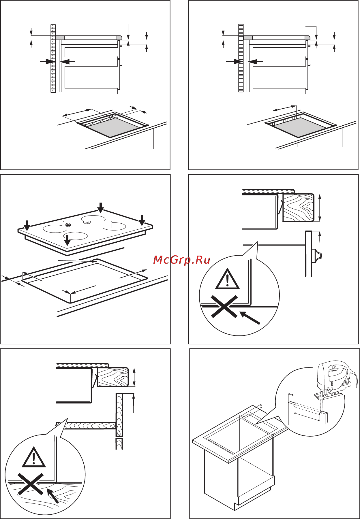 Electrolux EHI98550FK [21/48] Min 55mm