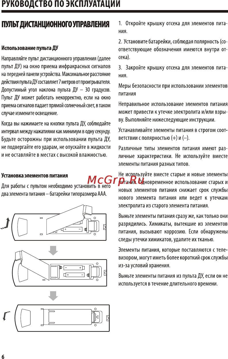 Harper HDT2-1108 [6/16] Пульт дистанционного управления