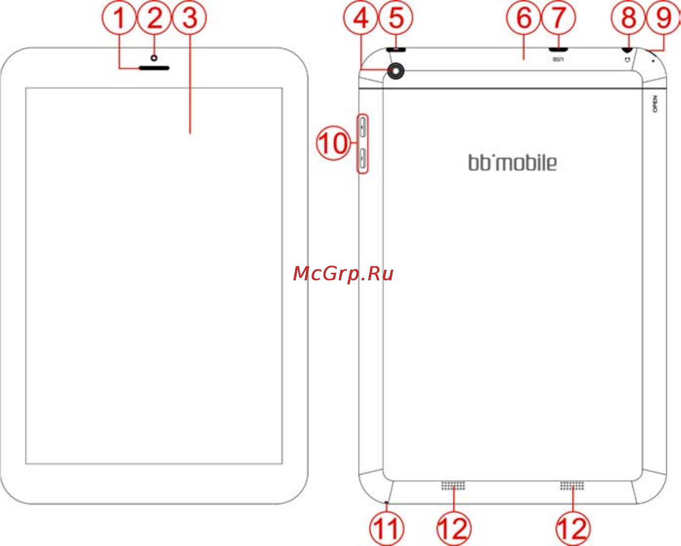 Bb-Mobile Techno 7.85 3G TM859G(MT8382) Инструкция по эксплуатации онлайн [5/25] 120430