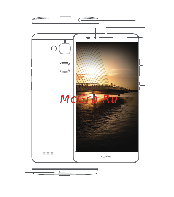 Huawei Ascend Mate7 LTE [2/31] Знакомство с телефоном